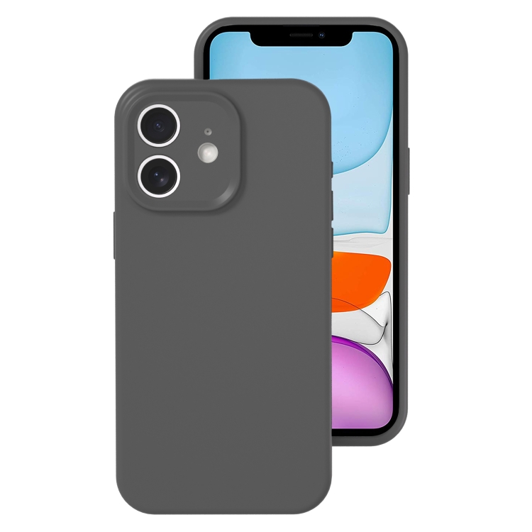 For iPhone 11 Precise Hole Liquid Silicone Jelly Color Full Coverage Phone Case(Carbon Gray)
For iPhone 11 Precise Hole Liquid Silicone Jelly Color Full Coverage Phone Case(Carbon Gray)