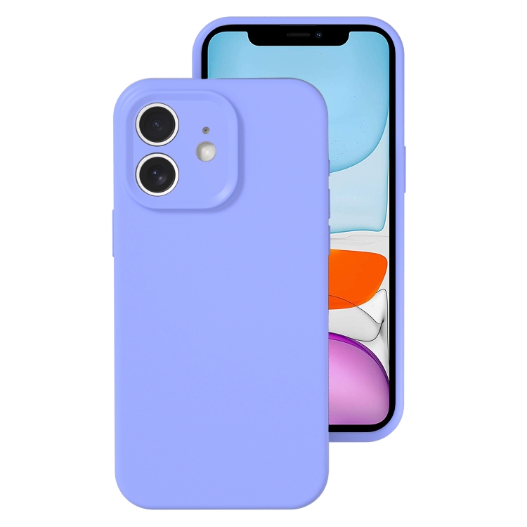 For iPhone 11 Precise Hole Liquid Silicone Jelly Color Full Coverage Phone Case(Light Purple)
For iPhone 11 Precise Hole Liquid Silicone Jelly Color Full Coverage Phone Case(Light Purple)