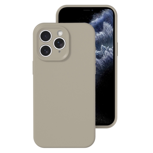 For iPhone 11 Pro Precise Hole Liquid Silicone Jelly Color Full Coverage Phone Case(Rock Gray)
For iPhone 11 Pro Precise Hole Liquid Silicone Jelly Color Full Coverage Phone Case(Rock Gray)