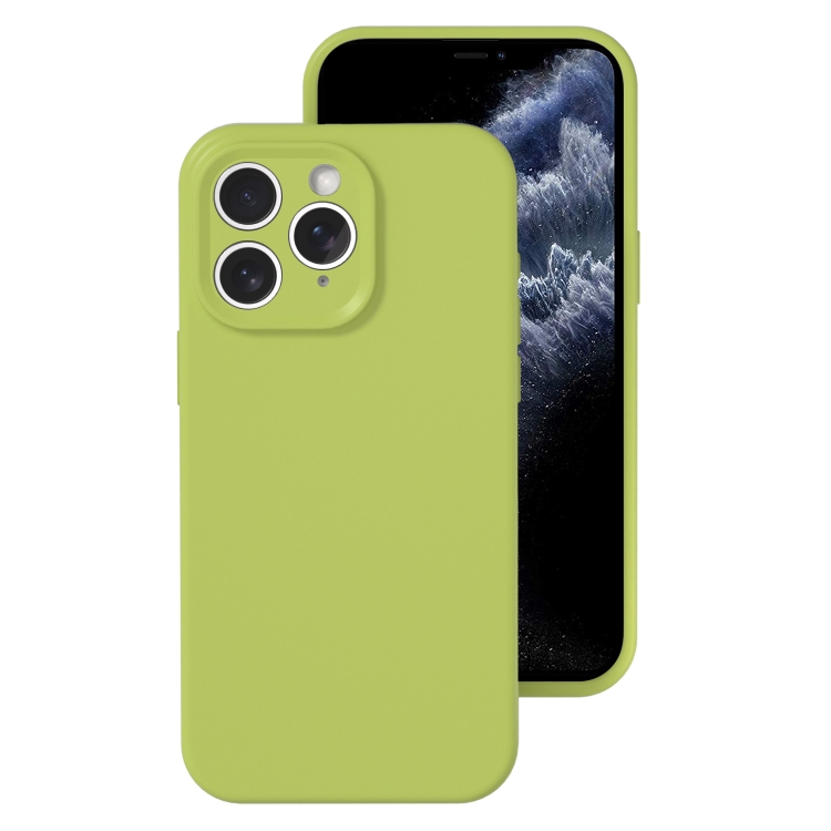 For iPhone 11 Pro Precise Hole Liquid Silicone Jelly Color Full Coverage Phone Case(Willow Green)
For iPhone 11 Pro Precise Hole Liquid Silicone Jelly Color Full Coverage Phone Case(Willow Green)