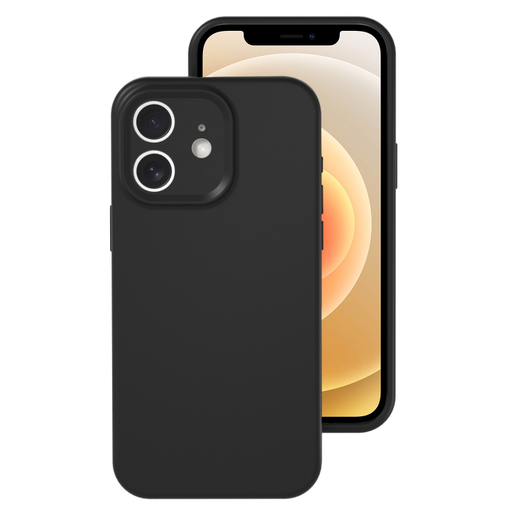For iPhone 12 Precise Hole Liquid Silicone Jelly Color Full Coverage Phone Case(Black)
For iPhone 12 Precise Hole Liquid Silicone Jelly Color Full Coverage Phone Case(Black)