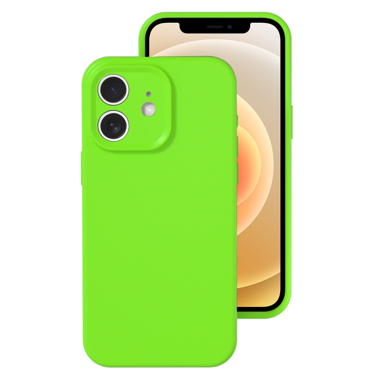 For iPhone 12 Precise Hole Liquid Silicone Jelly Color Full Coverage Phone Case(Fluorescent Green)
For iPhone 12 Precise Hole Liquid Silicone Jelly Color Full Coverage Phone Case(Fluorescent Green)