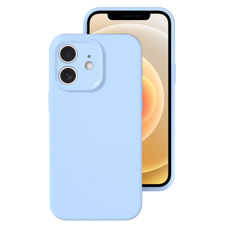 For iPhone 12 Precise Hole Liquid Silicone Jelly Color Full Coverage Phone Case(Sky Blue)
For iPhone 12 Precise Hole Liquid Silicone Jelly Color Full Coverage Phone Case(Sky Blue)