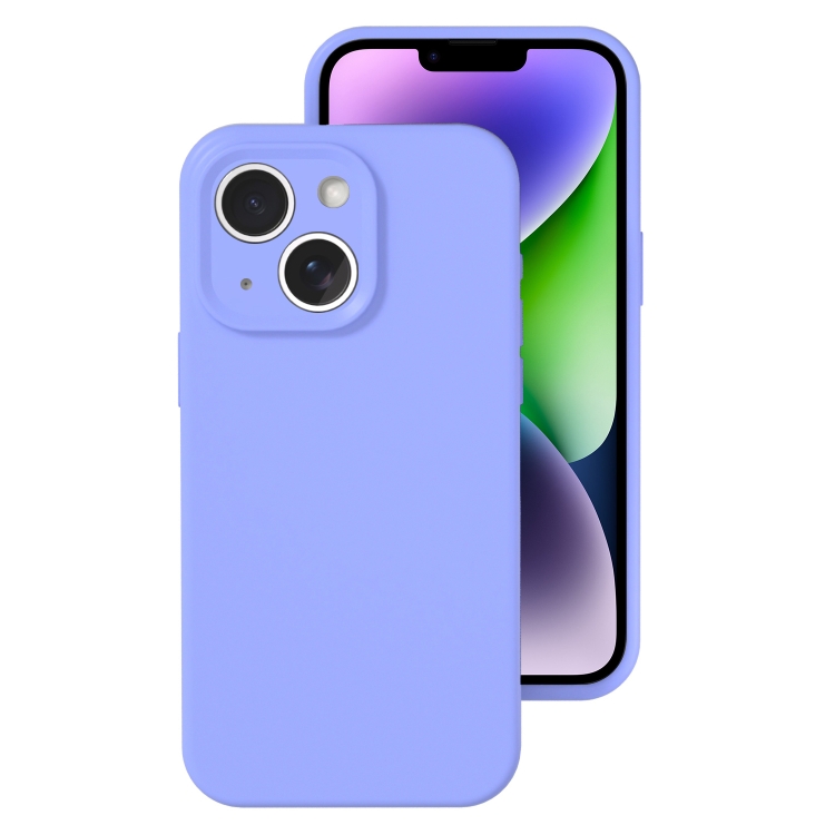 For iPhone 14 Precise Hole Liquid Silicone Jelly Color Full Coverage Phone Case(Light Purple)
For iPhone 14 Precise Hole Liquid Silicone Jelly Color Full Coverage Phone Case(Light Purple)