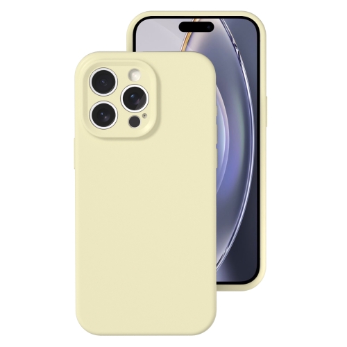 For iPhone 16 Pro Precise Hole Liquid Silicone Jelly Color Full Coverage Phone Case(Milk Yellow)
For iPhone 16 Pro Precise Hole Liquid Silicone Jelly Color Full Coverage Phone Case(Milk Yellow)