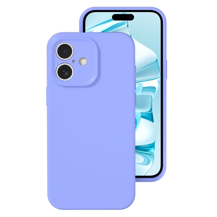 For iPhone 16 Plus Precise Hole Liquid Silicone Jelly Color Full Coverage Phone Case(Light Purple)
For iPhone 16 Plus Precise Hole Liquid Silicone Jelly Color Full Coverage Phone Case(Light Purple)