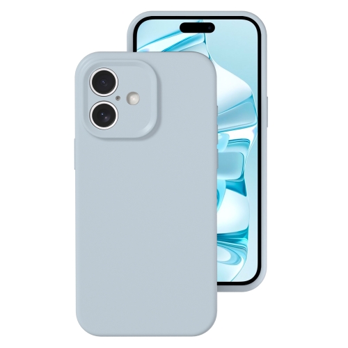 For iPhone 16 Precise Hole Liquid Silicone Jelly Color Full Coverage Phone Case(Haze Blue)
For iPhone 16 Precise Hole Liquid Silicone Jelly Color Full Coverage Phone Case(Haze Blue)
