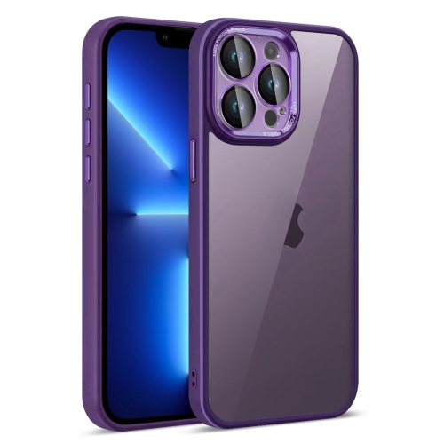 For iPhone 13 Pro Colorful Armor Lens Film Translucent Phone Case(Purple)
For iPhone 13 Pro Colorful Armor Lens Film Translucent Phone Case(Purple)