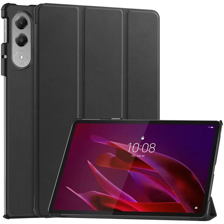 For Lenovo Yoga Tab 11.1 2025 Custer Texture 3-Fold Holder Leather Smart Tablet Case(Black)
For Lenovo Yoga Tab 11.1 2025 Custer Texture 3-Fold Holder Leather Smart Tablet Case(Black)