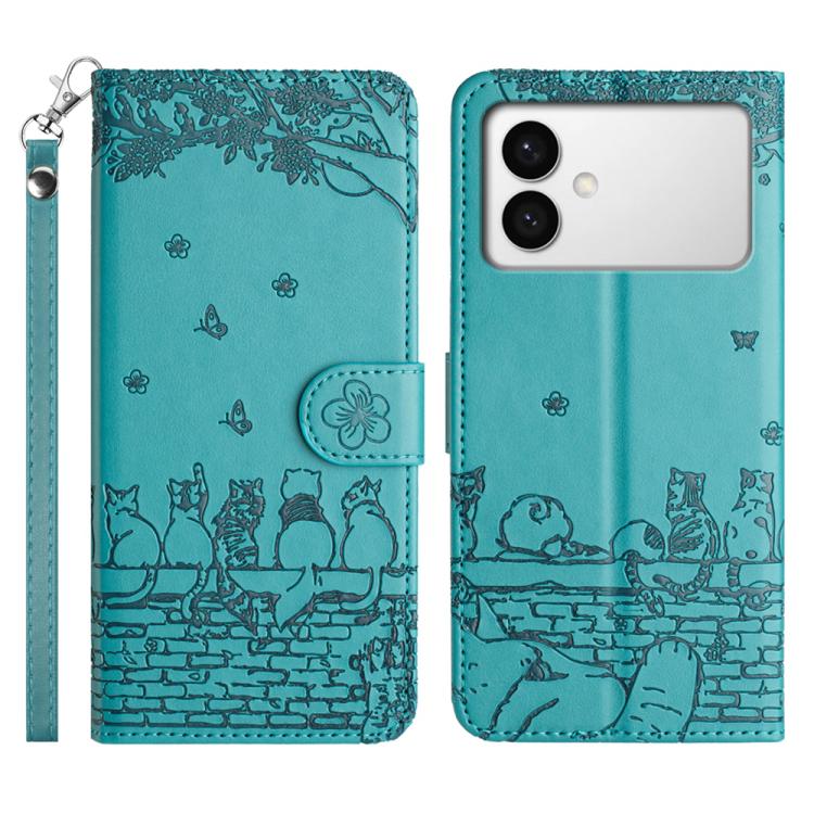 For Samsung Galaxy S26 Edge 5G Cat Embossing Pattern Leather Phone Case with Lanyard(Blue)
For Samsung Galaxy S26 Edge 5G Cat Embossing Pattern Leather Phone Case with Lanyard(Blue)