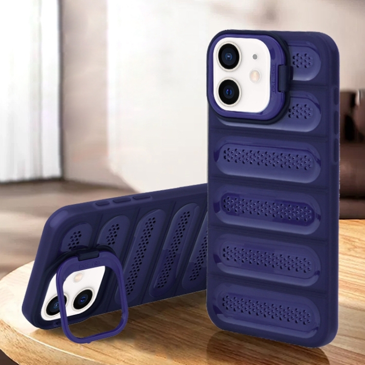 For iPhone 12 / 12 Pro Invisible Holder Cooling Phone Case(Transparent Purple)
For iPhone 12 / 12 Pro Invisible Holder Cooling Phone Case(Transparent Purple)