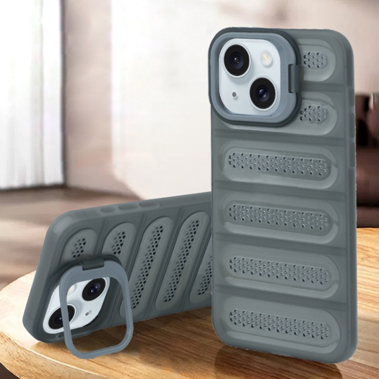 For iPhone 15 Plus / 14 Plus Invisible Holder Cooling Phone Case(Transparent Grey)
For iPhone 15 Plus / 14 Plus Invisible Holder Cooling Phone Case(Transparent Grey)