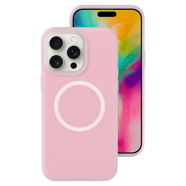 For iPhone 16 Pro Jelly Liquid Silicone MagSafe Magnetic Phone Case(Sand Pink)
For iPhone 16 Pro Jelly Liquid Silicone MagSafe Magnetic Phone Case(Sand Pink)