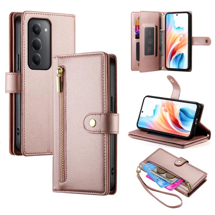 For Redmi 15 5G / 4G EU 171mm Nine Card-slot Zipper Wallet Bag Leather Phone Case(Pink)
For Redmi 15 5G / 4G EU 171mm Nine Card-slot Zipper Wallet Bag Leather Phone Case(Pink)