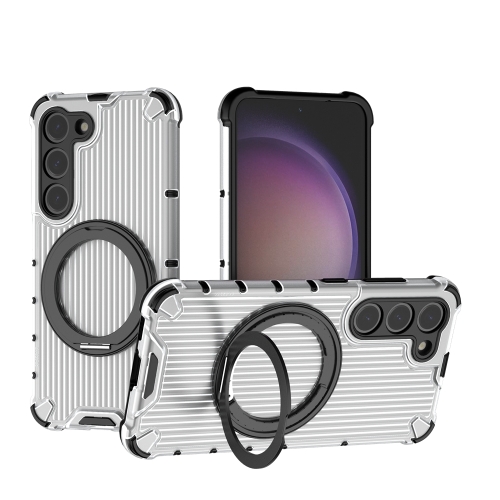 For Samsung Galaxy S23 5G Grating 360 Degree Rotating Holder Shockproof Phone Case(Transparent)
For Samsung Galaxy S23 5G Grating 360 Degree Rotating Holder Shockproof Phone Case(Transparent)