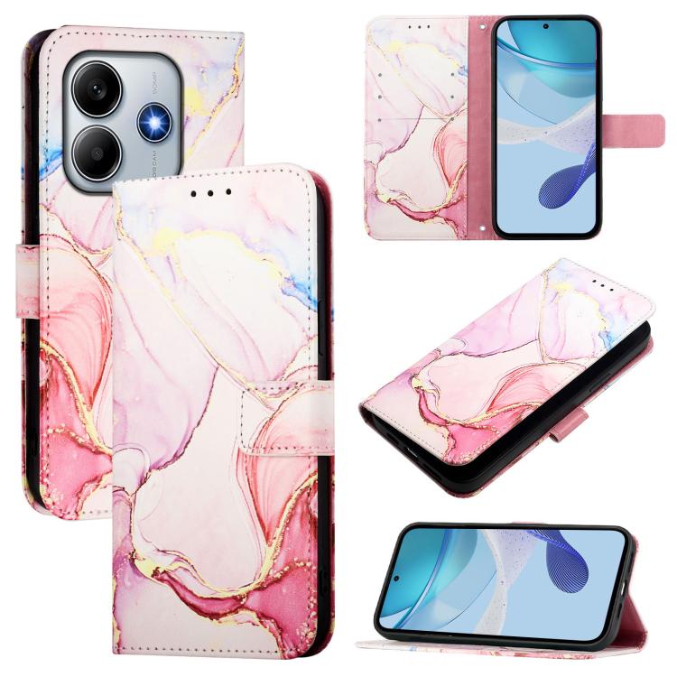For Redmi Note 14 5G Global PT003 Marble Pattern Flip Leather Phone Case(Rose Gold)
For Redmi Note 14 5G Global PT003 Marble Pattern Flip Leather Phone Case(Rose Gold)