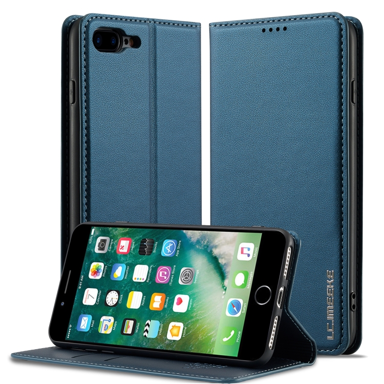 For iPhone 7 Plus / 8 Plus LC.IMEEKE L1 Series Frosted Fine Texture PU Phone Case(Blue)
For iPhone 7 Plus / 8 Plus LC.IMEEKE L1 Series Frosted Fine Texture PU Phone Case(Blue)