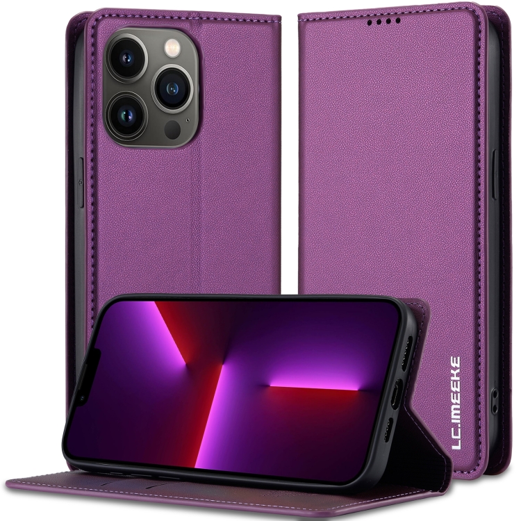 For iPhone 12 Pro Max LC.IMEEKE L1 Series Frosted Fine Texture PU Phone Case(Purple)
For iPhone 12 Pro Max LC.IMEEKE L1 Series Frosted Fine Texture PU Phone Case(Purple)