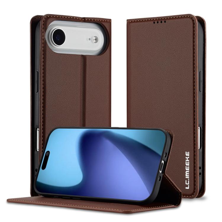 For iPhone Air LC.IMEEKE L1 Series Frosted Fine Texture PU Phone Case(Brown)
For iPhone Air LC.IMEEKE L1 Series Frosted Fine Texture PU Phone Case(Brown)