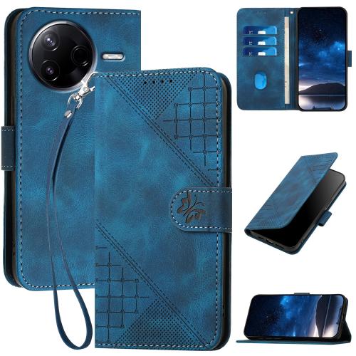 For Redmi K80 / Xiaomi Poco F7 Pro YX0080 Grid Butterfly Embossed Pattern Leather Phone Case with Lanyard(Dark Blue)
For Redmi K80 / Xiaomi Poco F7 Pro YX0080 Grid Butterfly Embossed Pattern Leather Phone Case with Lanyard(Dark Blue)