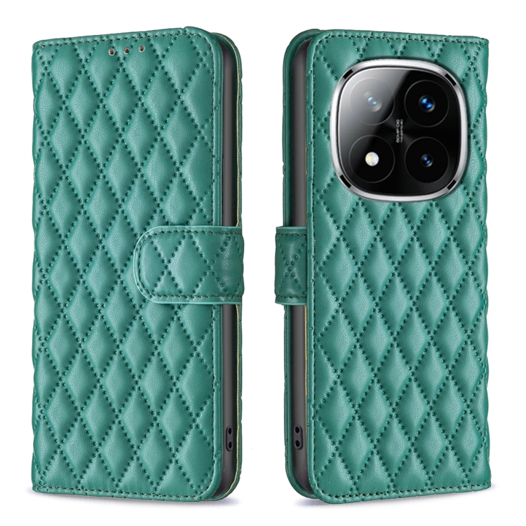 For Redmi Note 14 Pro 5G / Note 14 Pro+ 5G Diamond Lattice Wallet Flip Leather Phone Case(Green)
For Redmi Note 14 Pro 5G / Note 14 Pro+ 5G Diamond Lattice Wallet Flip Leather Phone Case(Green)