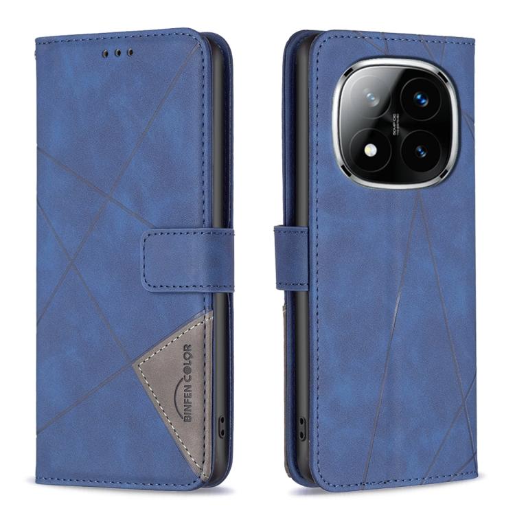 For Redmi Note 14 Pro 4G Magnetic Buckle Rhombus Texture Leather Phone Case(Blue)
For Redmi Note 14 Pro 4G Magnetic Buckle Rhombus Texture Leather Phone Case(Blue)
