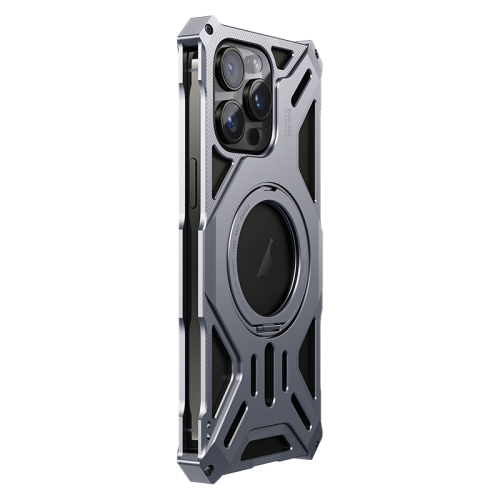 For iPhone 14 Pro / 13 Pro Aluminum Alloy Borderless MagSafe Rotating Holder Phone Case(Grey)
For iPhone 14 Pro / 13 Pro Aluminum Alloy Borderless MagSafe Rotating Holder Phone Case(Grey)