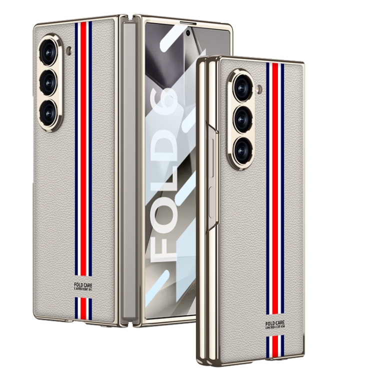 For Samsung Galaxy Z Fold6 GKK Integrated Plating Leather Full Coverage Phone Case(Special White)
For Samsung Galaxy Z Fold6 GKK Integrated Plating Leather Full Coverage Phone Case(Special White)