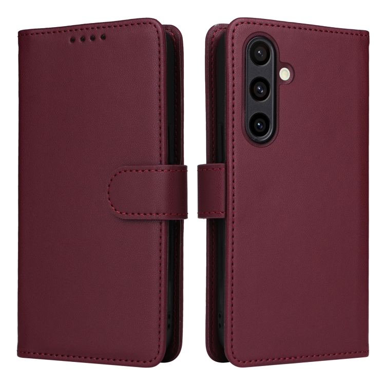 For Samsung Galaxy S24 FE 5G BETOPNICE BN-005 2 in 1 Detachable Imitate Genuine Leather Phone Case(Wine Red)
For Samsung Galaxy S24 FE 5G BETOPNICE BN-005 2 in 1 Detachable Imitate Genuine Leather Phone Case(Wine Red)