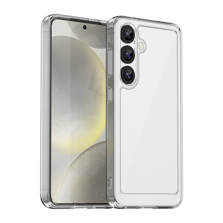 For Samsung Galaxy S25 5G Colorful Series Acrylic Hybrid TPU Phone Case(Transparent)
For Samsung Galaxy S25 5G Colorful Series Acrylic Hybrid TPU Phone Case(Transparent)