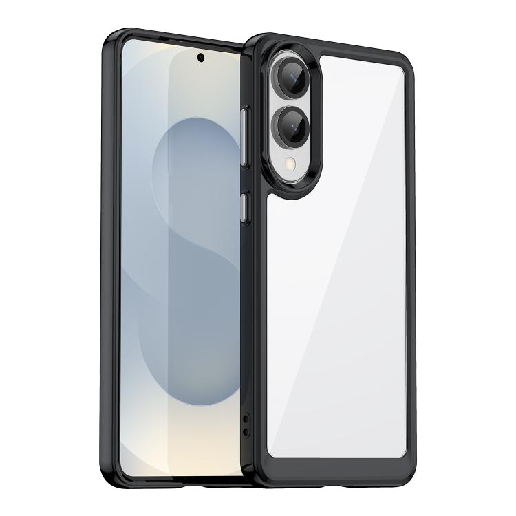 For Samsung Galaxy S25 Edge 5G Colorful Series Acrylic Hybrid TPU Phone Case(Black)
For Samsung Galaxy S25 Edge 5G Colorful Series Acrylic Hybrid TPU Phone Case(Black)