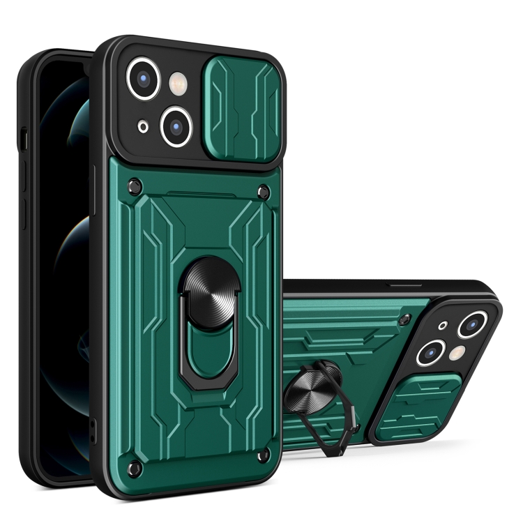For iPhone 15 Plus Sliding Camshield TPU+PC Phone Case with Card Slot(Dark Green)
For iPhone 15 Plus Sliding Camshield TPU+PC Phone Case with Card Slot(Dark Green)