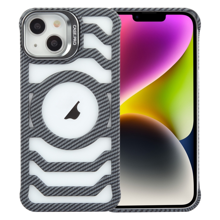 For iPhone 14 Borderless Carbon Fiber Lens Protection Bracket MagSafe Phone Case(Grey)
For iPhone 14 Borderless Carbon Fiber Lens Protection Bracket MagSafe Phone Case(Grey)
