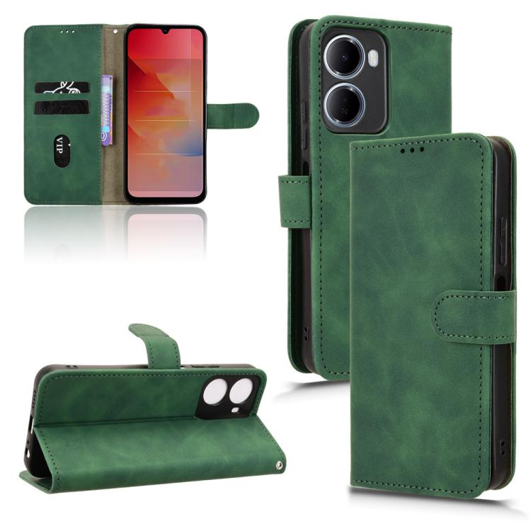 For Redmi 15a 5G Skin Feel Magnetic Flip Leather Phone Case(Green)
For Redmi 15a 5G Skin Feel Magnetic Flip Leather Phone Case(Green)