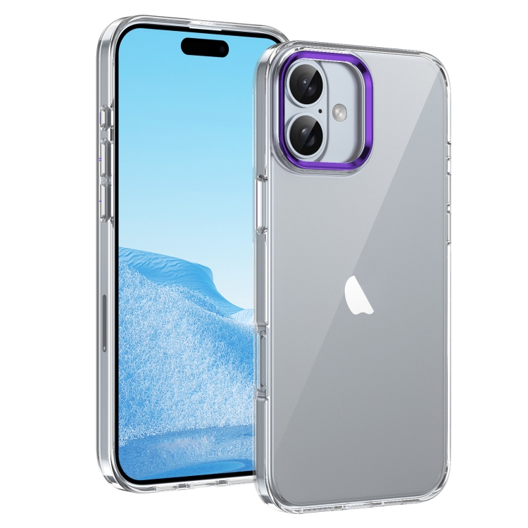 For iPhone 16 Plus Ice Feel HD Transparent PC Full Coverage Phone Case(Purple)
For iPhone 16 Plus Ice Feel HD Transparent PC Full Coverage Phone Case(Purple)