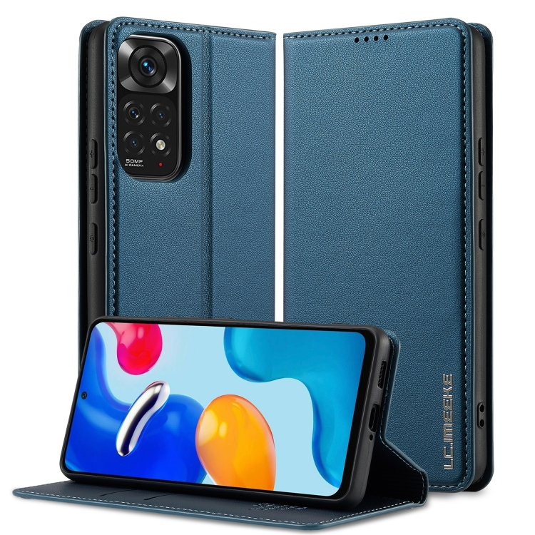 For Redmi Note 11 Pro 5G LC.IMEEKE L1 Series Frosted Fine Texture PU Phone Case(Blue)
For Redmi Note 11 Pro 5G LC.IMEEKE L1 Series Frosted Fine Texture PU Phone Case(Blue)