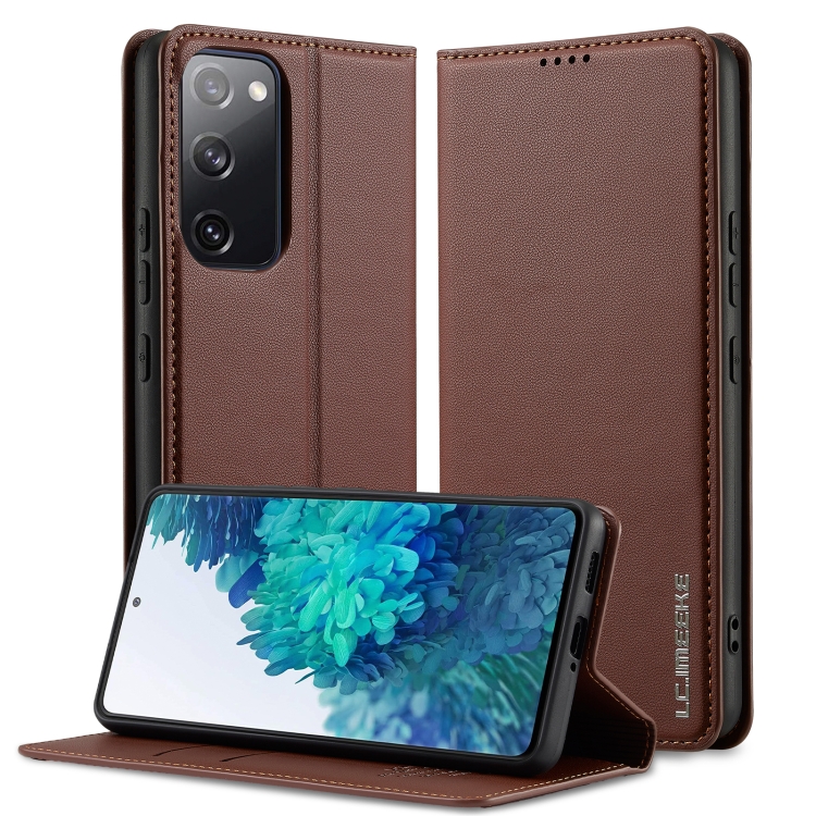 For Samsung Galaxy S20 FE LC.IMEEKE L1 Series Frosted Fine Texture PU Phone Case(Brown)
For Samsung Galaxy S20 FE LC.IMEEKE L1 Series Frosted Fine Texture PU Phone Case(Brown)