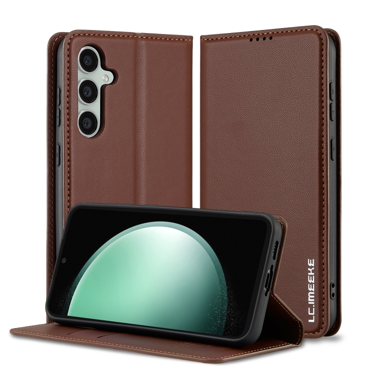 For Samsung Galaxy S23 5G LC.IMEEKE L1 Series Frosted Fine Texture PU Phone Case(Brown)
For Samsung Galaxy S23 5G LC.IMEEKE L1 Series Frosted Fine Texture PU Phone Case(Brown)