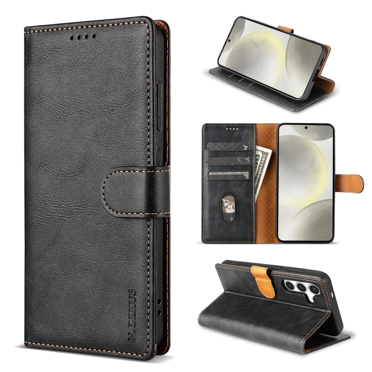 For Samsung Galaxy S23 5G N.BEKUS CSJ-P1 Solid Color Leather Phone Case(Black)
For Samsung Galaxy S23 5G N.BEKUS CSJ-P1 Solid Color Leather Phone Case(Black)