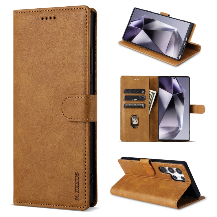For Samsung Galaxy S23 Ultra 5G N.BEKUS CSJ-P1 Solid Color Leather Phone Case(Brown)
For Samsung Galaxy S23 Ultra 5G N.BEKUS CSJ-P1 Solid Color Leather Phone Case(Brown)