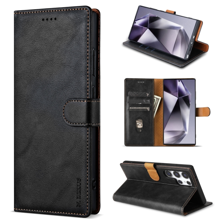 For Samsung Galaxy S23 Ultra 5G N.BEKUS CSJ-P1 Solid Color Leather Phone Case(Black)
For Samsung Galaxy S23 Ultra 5G N.BEKUS CSJ-P1 Solid Color Leather Phone Case(Black)