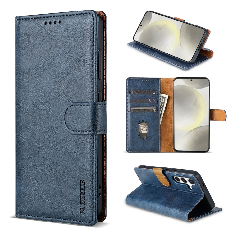For Samsung Galaxy S24 5G N.BEKUS CSJ-P1 Solid Color Leather Phone Case(Blue)
For Samsung Galaxy S24 5G N.BEKUS CSJ-P1 Solid Color Leather Phone Case(Blue)