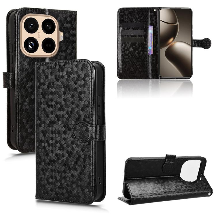 For Xiaomi 15T Pro 5G Honeycomb Dot Texture Leather Phone Case(Black)
For Xiaomi 15T Pro 5G Honeycomb Dot Texture Leather Phone Case(Black)