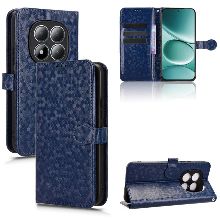 For Redmi Note 15 Pro 4G Global 163.2mm Honeycomb Dot Texture Leather Phone Case(Blue)
For Redmi Note 15 Pro 4G Global 163.2mm Honeycomb Dot Texture Leather Phone Case(Blue)