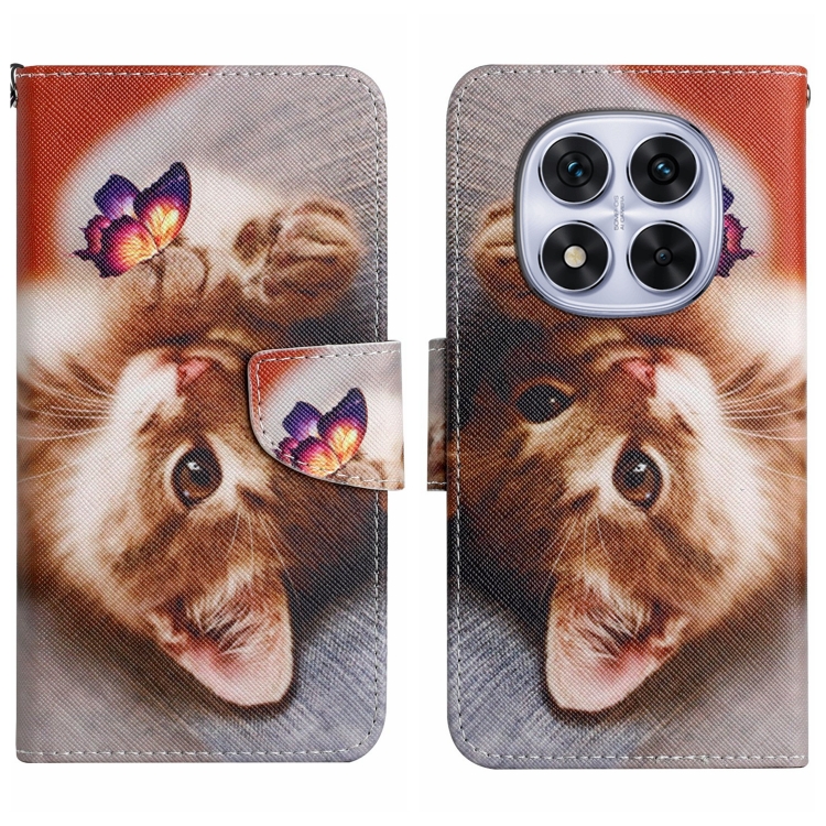 For Redmi Note 14 Pro 5G Colored Drawing Pattern Leather Phone Case(Butterfly Cat)
For Redmi Note 14 Pro 5G Colored Drawing Pattern Leather Phone Case(Butterfly Cat)