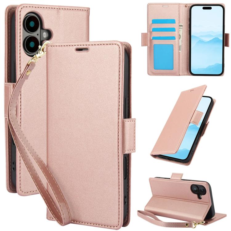 For iPhone 17 Side Buckle RFID Anti-theft Leather Phone Case(Rose Gold)
For iPhone 17 Side Buckle RFID Anti-theft Leather Phone Case(Rose Gold)