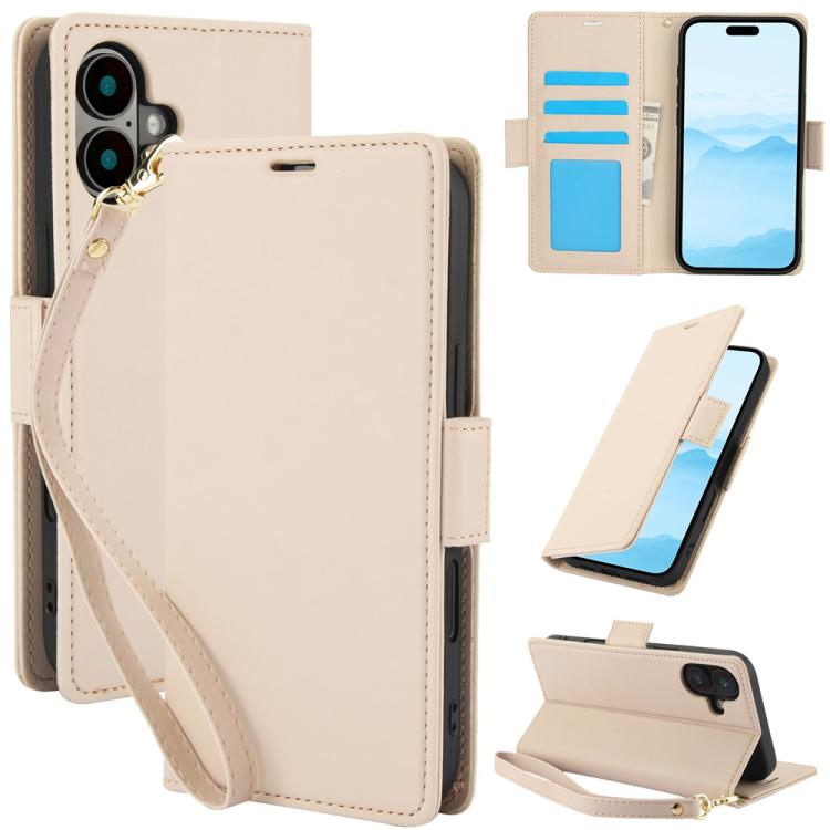 For iPhone 17 Side Buckle RFID Anti-theft Leather Phone Case(Apricot)
For iPhone 17 Side Buckle RFID Anti-theft Leather Phone Case(Apricot)