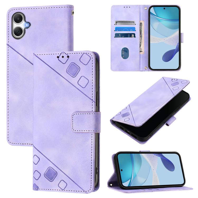 For Samsung Galaxy A07 4G Skin-feel Embossed Leather Phone Case(Light Purple)
For Samsung Galaxy A07 4G Skin-feel Embossed Leather Phone Case(Light Purple)