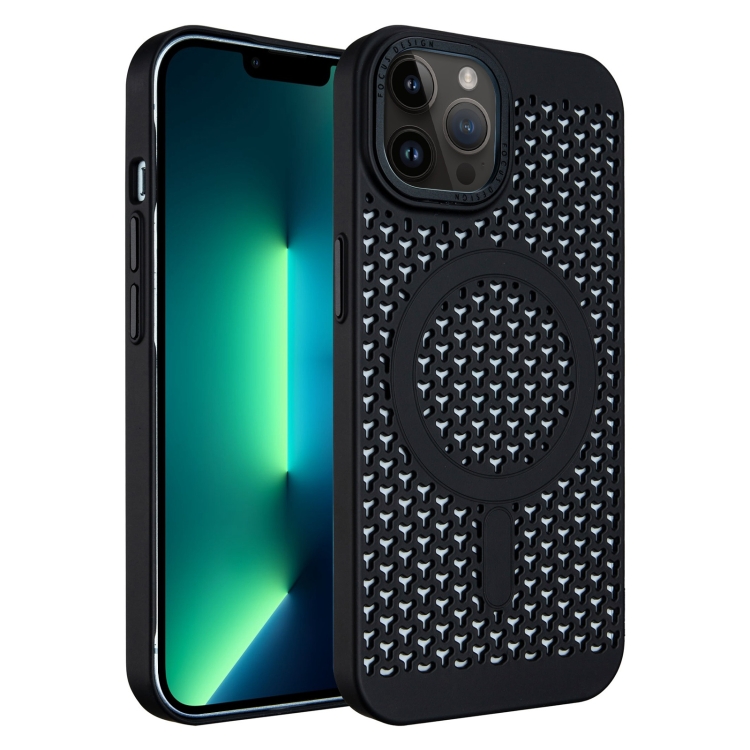 For iPhone 13 Pro Max Ice Feeling Cooling MagSafe Magnetic Phone Case(Black)
For iPhone 13 Pro Max Ice Feeling Cooling MagSafe Magnetic Phone Case(Black)