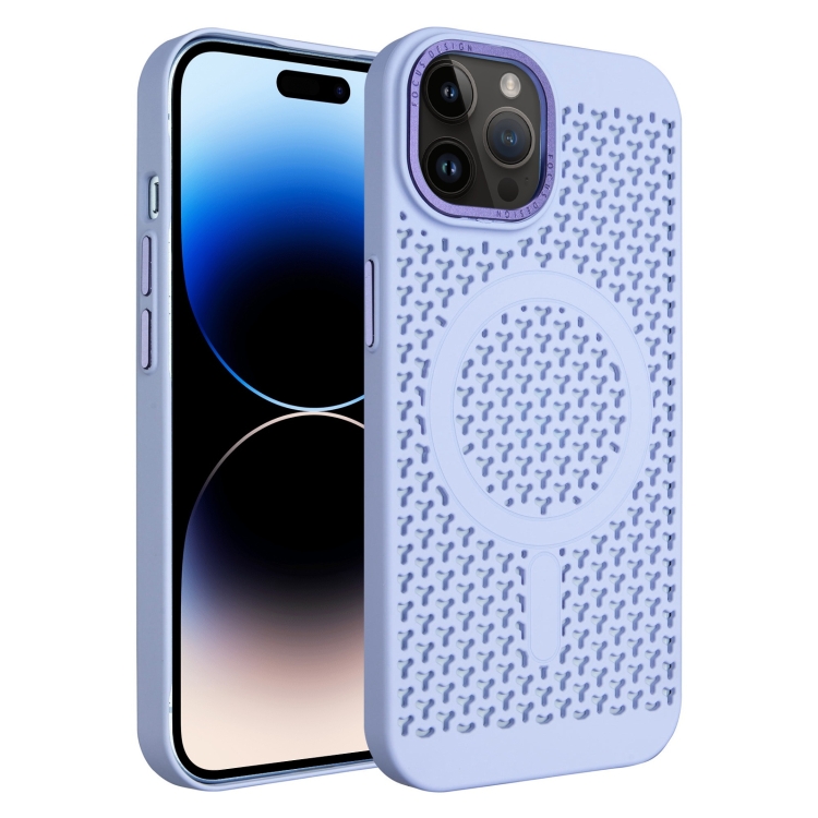 For iPhone 14 Pro Ice Feeling Cooling MagSafe Magnetic Phone Case(Light Purple)
For iPhone 14 Pro Ice Feeling Cooling MagSafe Magnetic Phone Case(Light Purple)